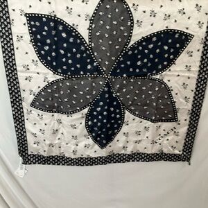 Coach: Floral Patterned Silk Scarf- Charms- 100% Silk IOB